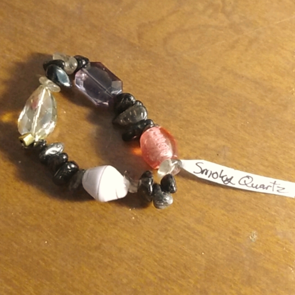 Gemstone stretch bracelet
